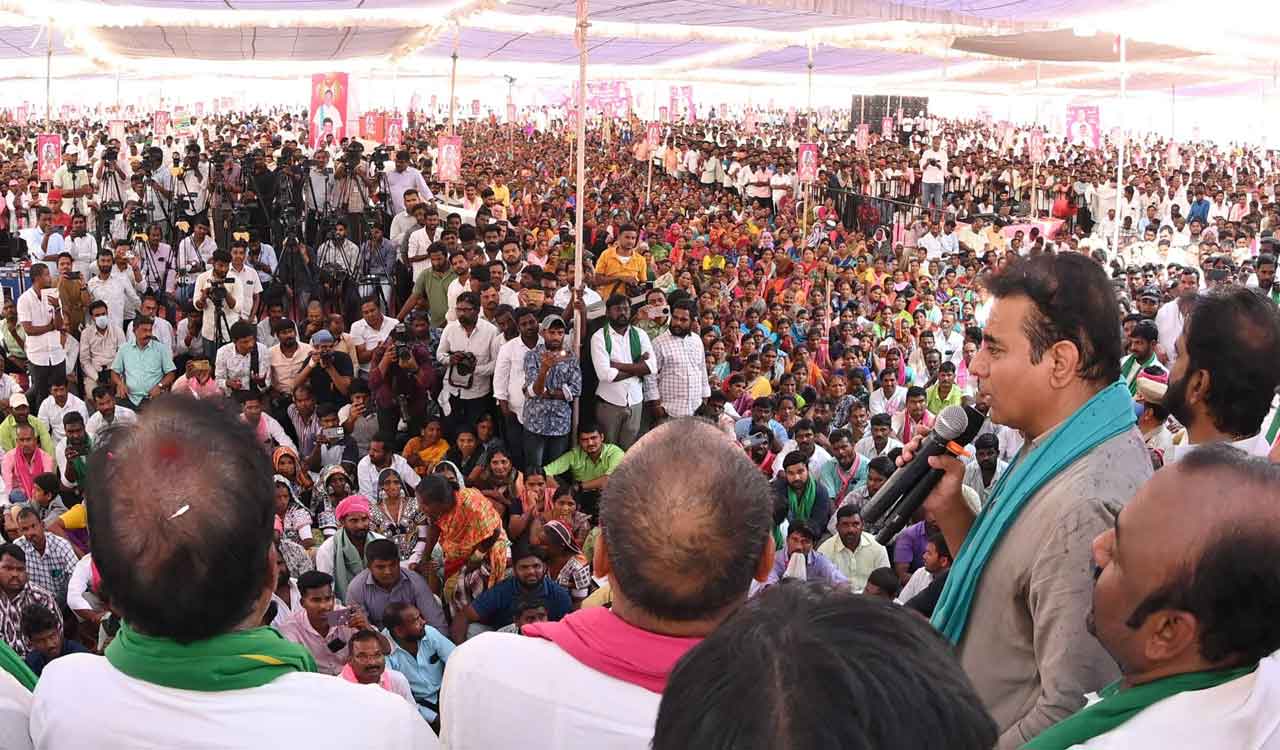 Congress has pushed Telangana into shambles again, 11 years after formation: KTR