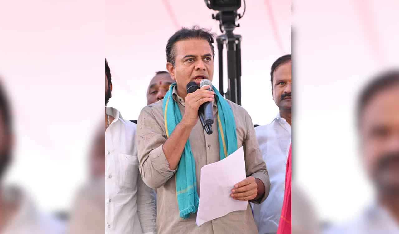 Revanth Reddy’s sole priority is real estate interests, acquired 1000 acres after becoming CM, says KTR