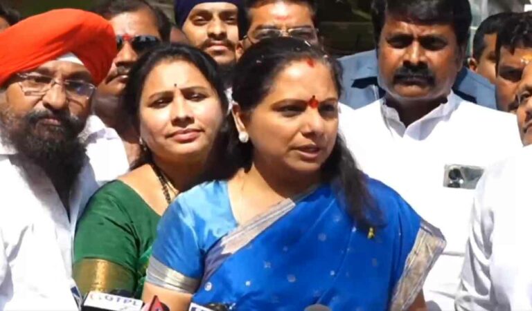 Kavitha demands 56.3 percent BC reservation for local body polls