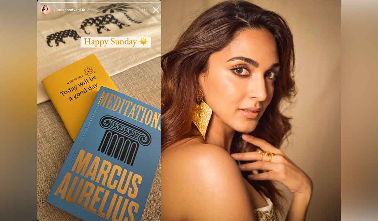 Kiara Advani gives a peek into her ‘Happy Sunday’ reads