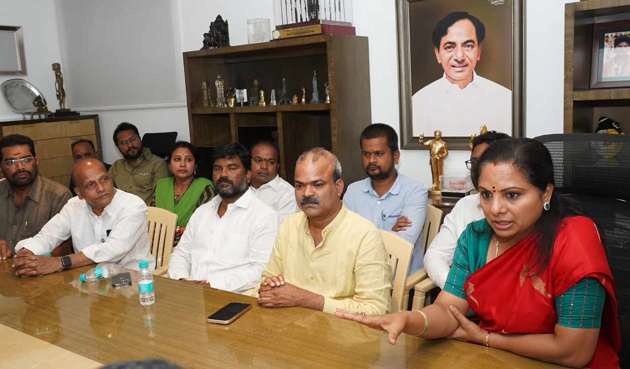 Telangana: BRS MLC Kavitha calls for 42 per cent reservation for BCs in local bodies