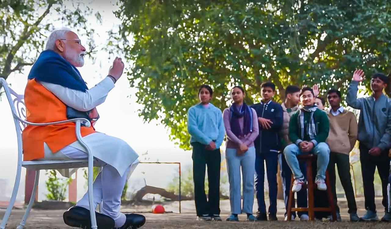‘Pariksha Pe Charcha’: Don’t view exams as be-all and end-all in life, PM Modi tells students