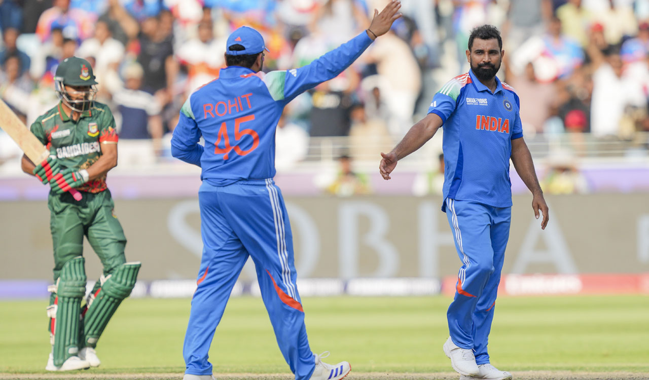 Champions Trophy 2025: Mohammed Shami’s 5/53 restricts Bangladesh to 228 despite Towhid Hridoy’s century