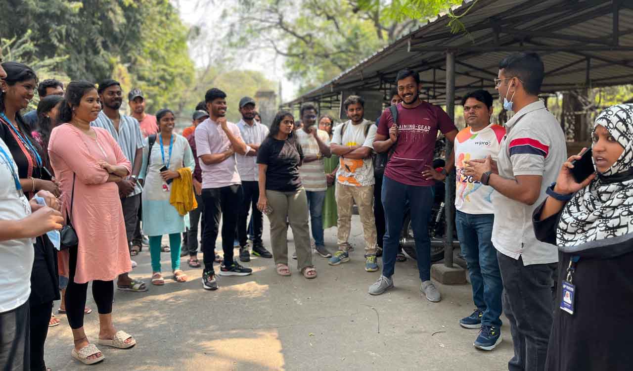 Hyderabad: Wipro Staff volunteer to paint Osmania General Hospital