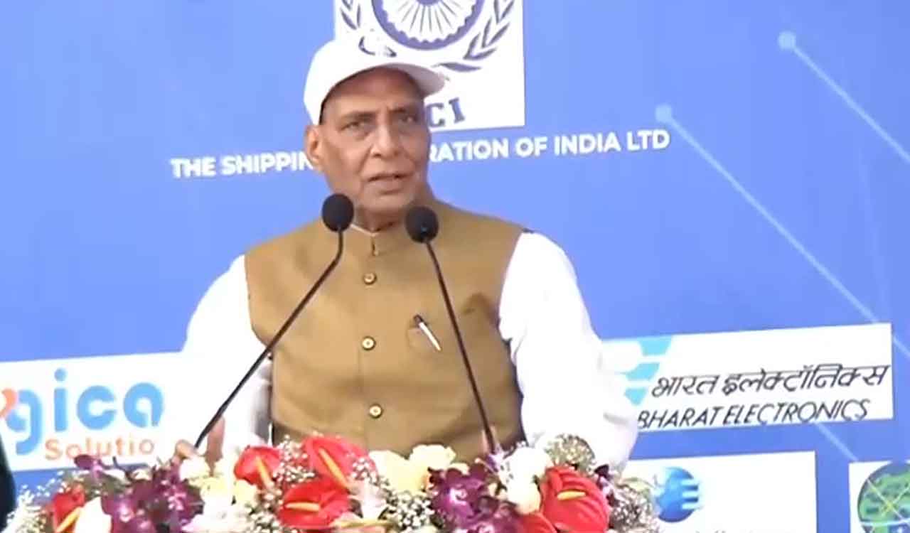 Watch: Defence Minister Rajnath mispronounces Telangana Chief Minister’s name