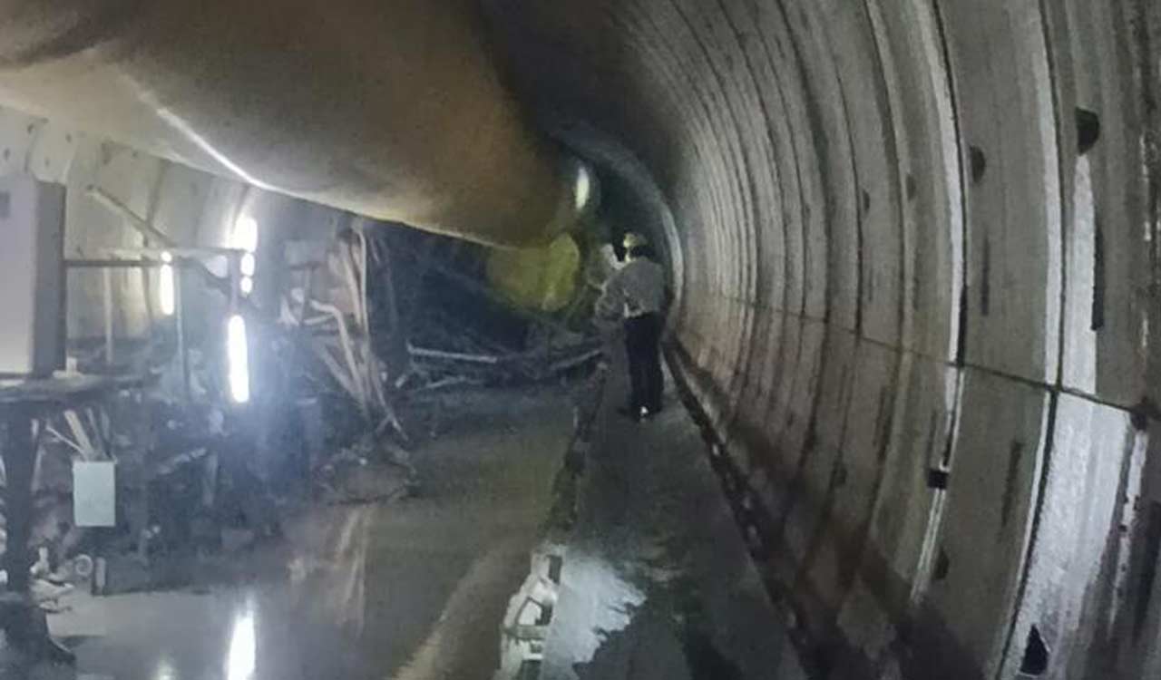 SLBC Tunnel Collapse: SCR deploys metal-cutting experts for rescue operation
