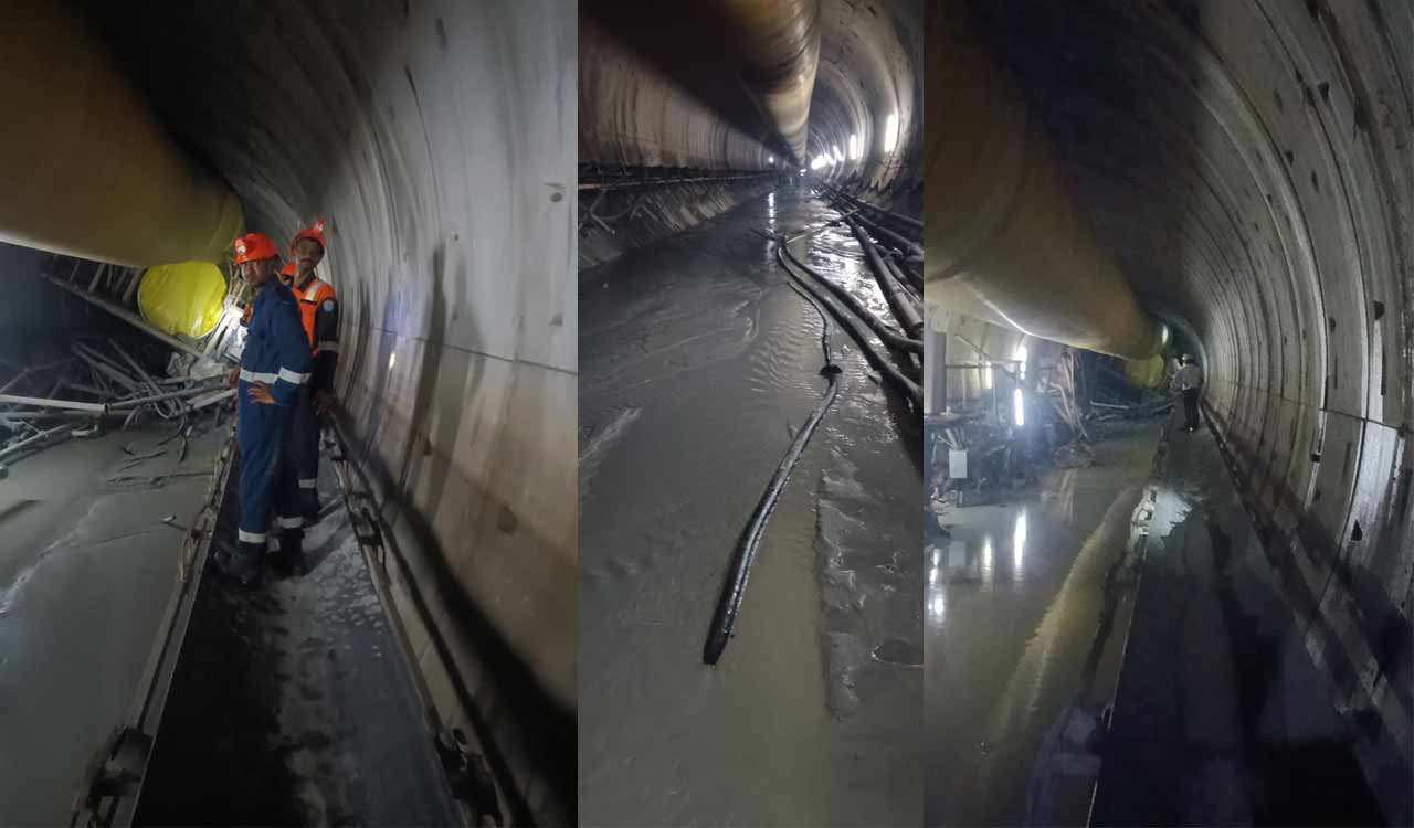SLBC tunnel accident: No contact established with trapped workers yet