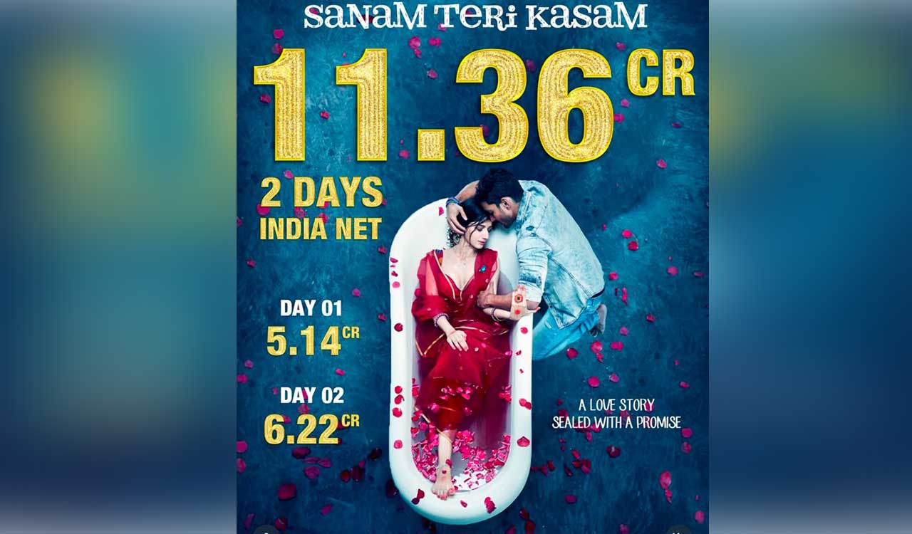 ‘Sanam Teri Kasam’ re-release collects Rs 11.36 crore at box office in just two days