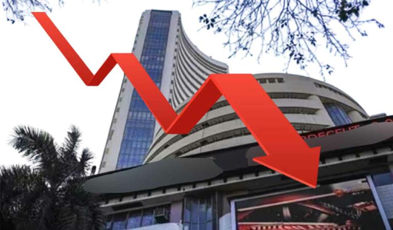 sensex drops below 75 000 mark nifty tanks 188 points on weak us markets
