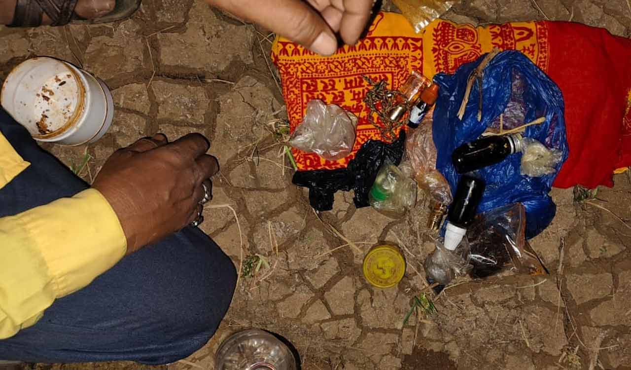 Telangana: Villagers catch trespassers digging for suspected treasure in Medak’s Manoharabad