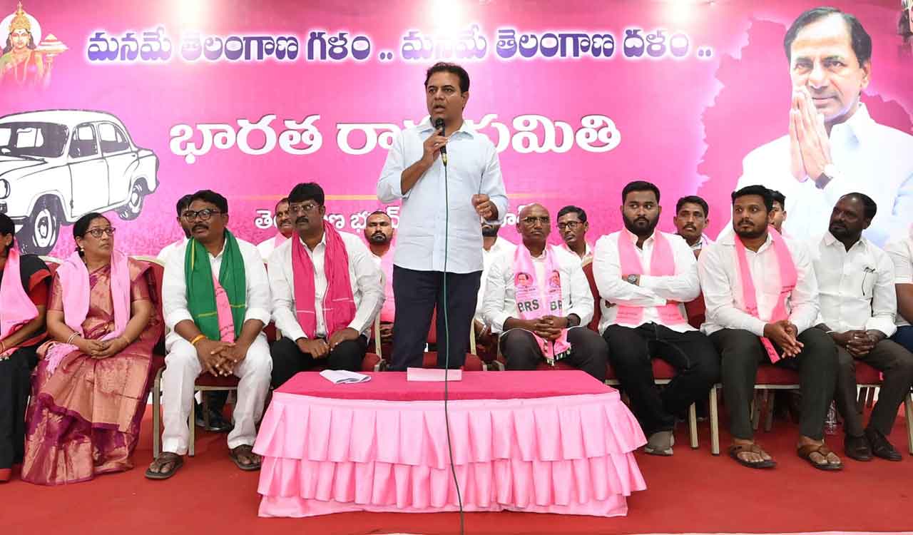 KTR calls on BRS cadre to gear up for local body elections in Telangana