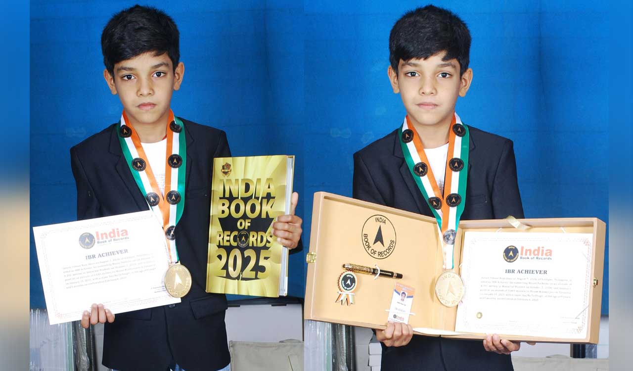 Telangana boy enters India Book of Records for scaling Mount Kilimanjaro at just 8 years