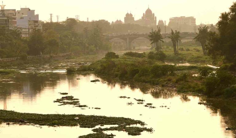 Three months since several homes razed along Hyderabad's Musi, but river still raises a stink