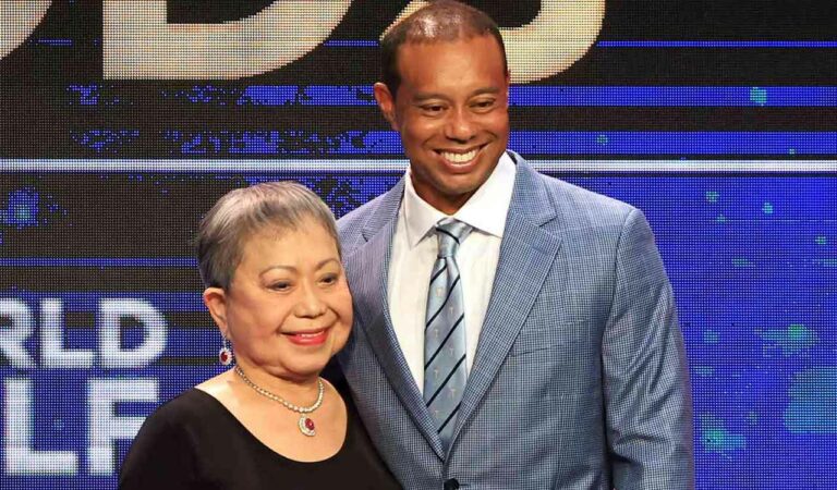 Tiger Woods described his mother as a “force of nature” who was his biggest supporter.