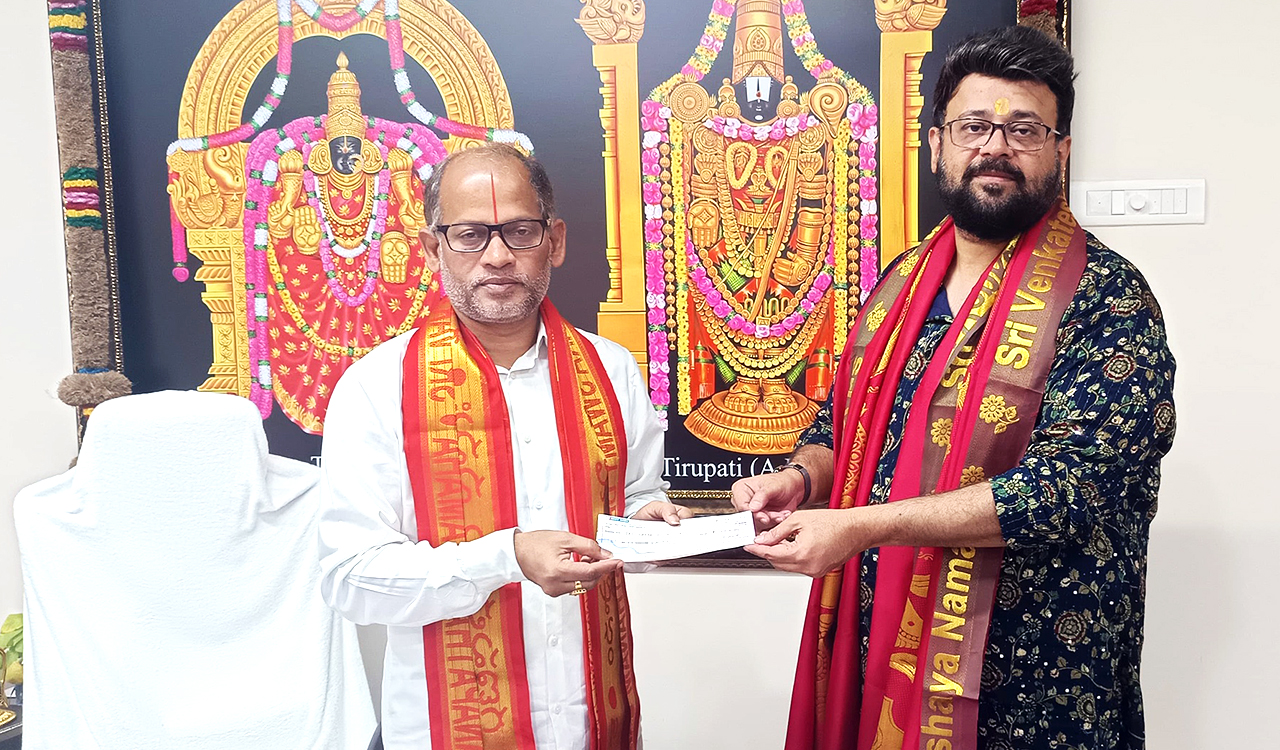 Mumbai Trust donates Rs 11 crore to Tirumala