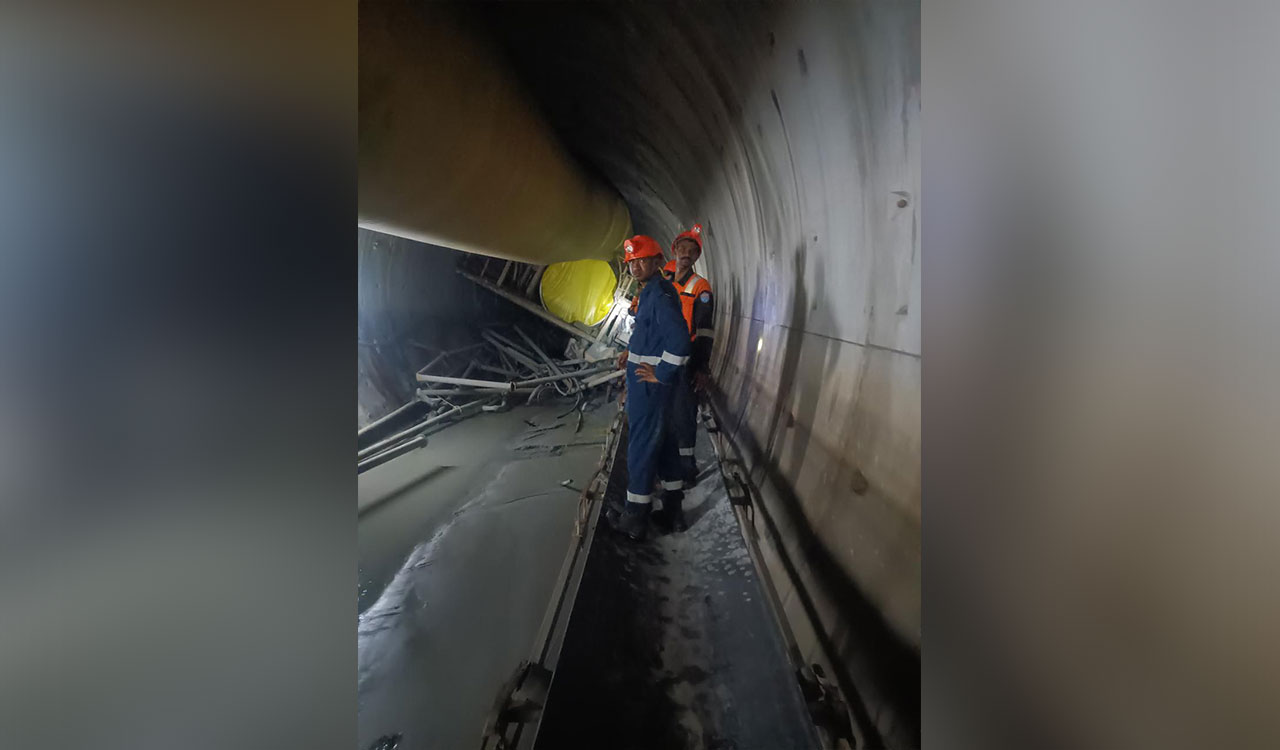 Ministers monitor ongoing rescue efforts at Srisailam Left Bank Canal tunnel