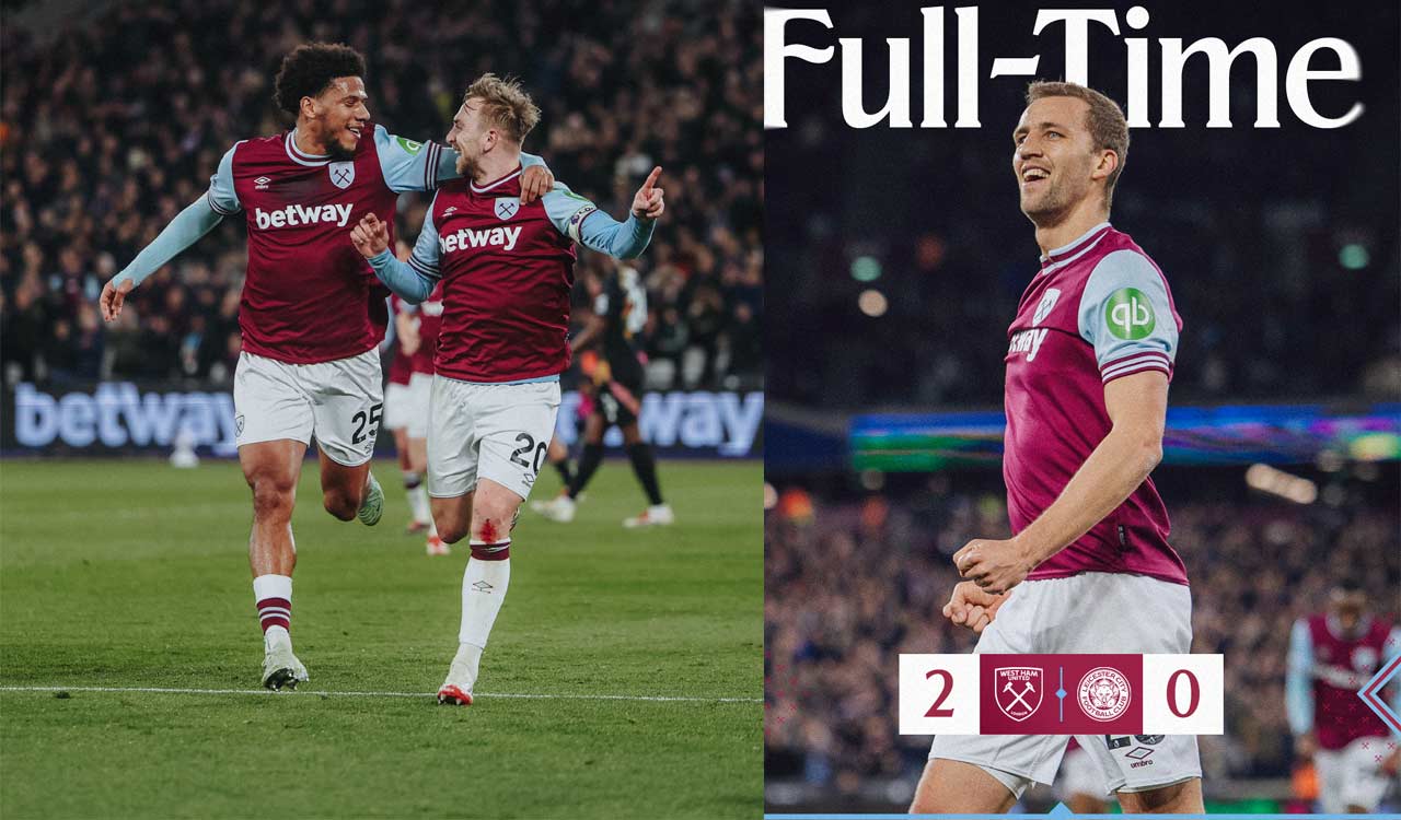 Premier League: West Ham secure back-to-back wins, Leicester sink deeper into relegation zone