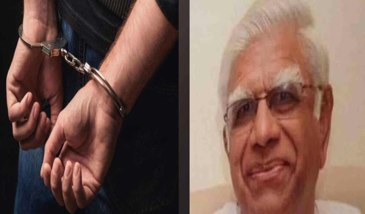 Police arrest grandson of VC Janardhan Rao for killing his grandfather in Hyderabad
