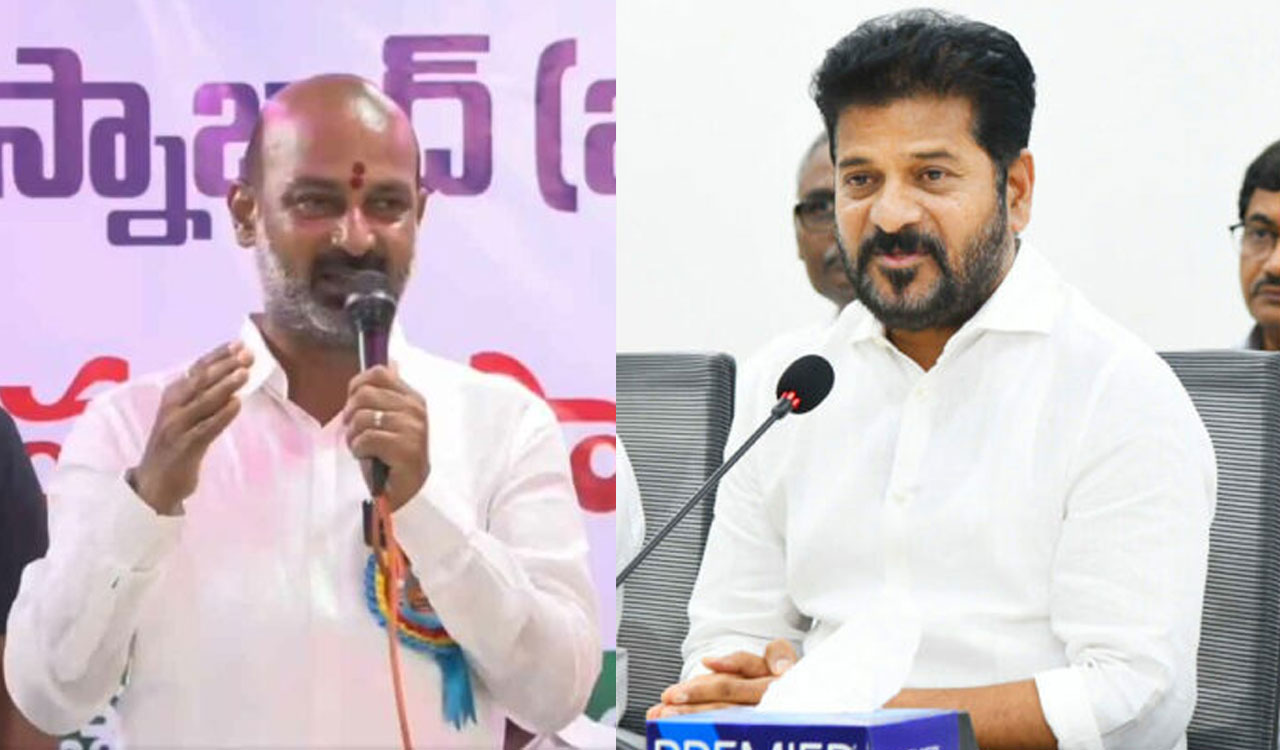 Union Minister of State for Home Bandi Sanjay hits back at Chief Minister A Revanth Reddy