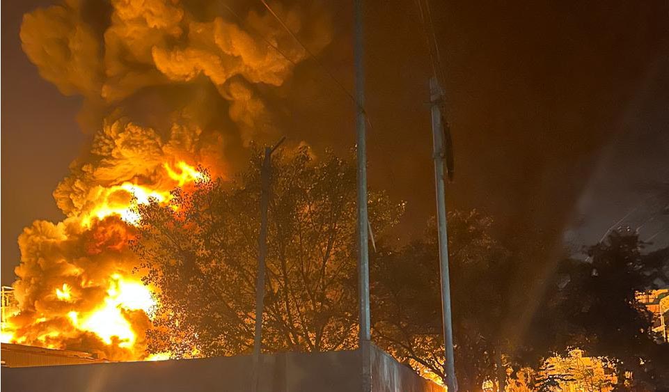 Watch: Massive fire in chemical factory in Cherlapally industrial area in Hyderabad