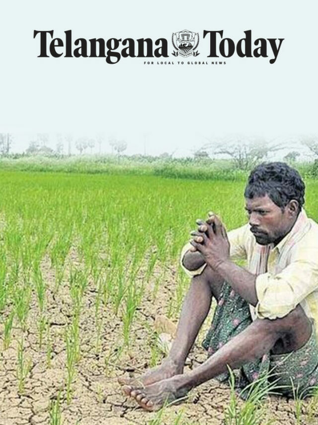 Farmers in distress, fields turning dry in Telangana