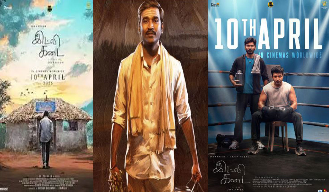 Which Telugu distributor is securing the rights to release Dhanush’s ‘Idly Kadai’ in Telugu?