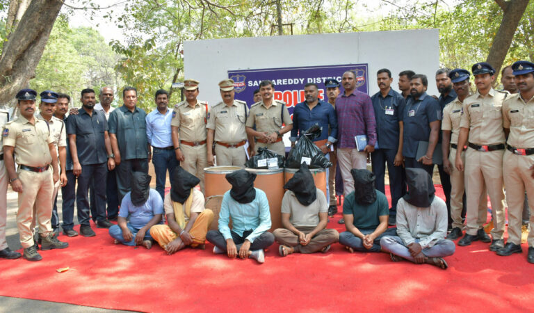 Pharma Heist: Gang nabbed with palladium on carbon worth Rs.4.5 crore in Sangareddy