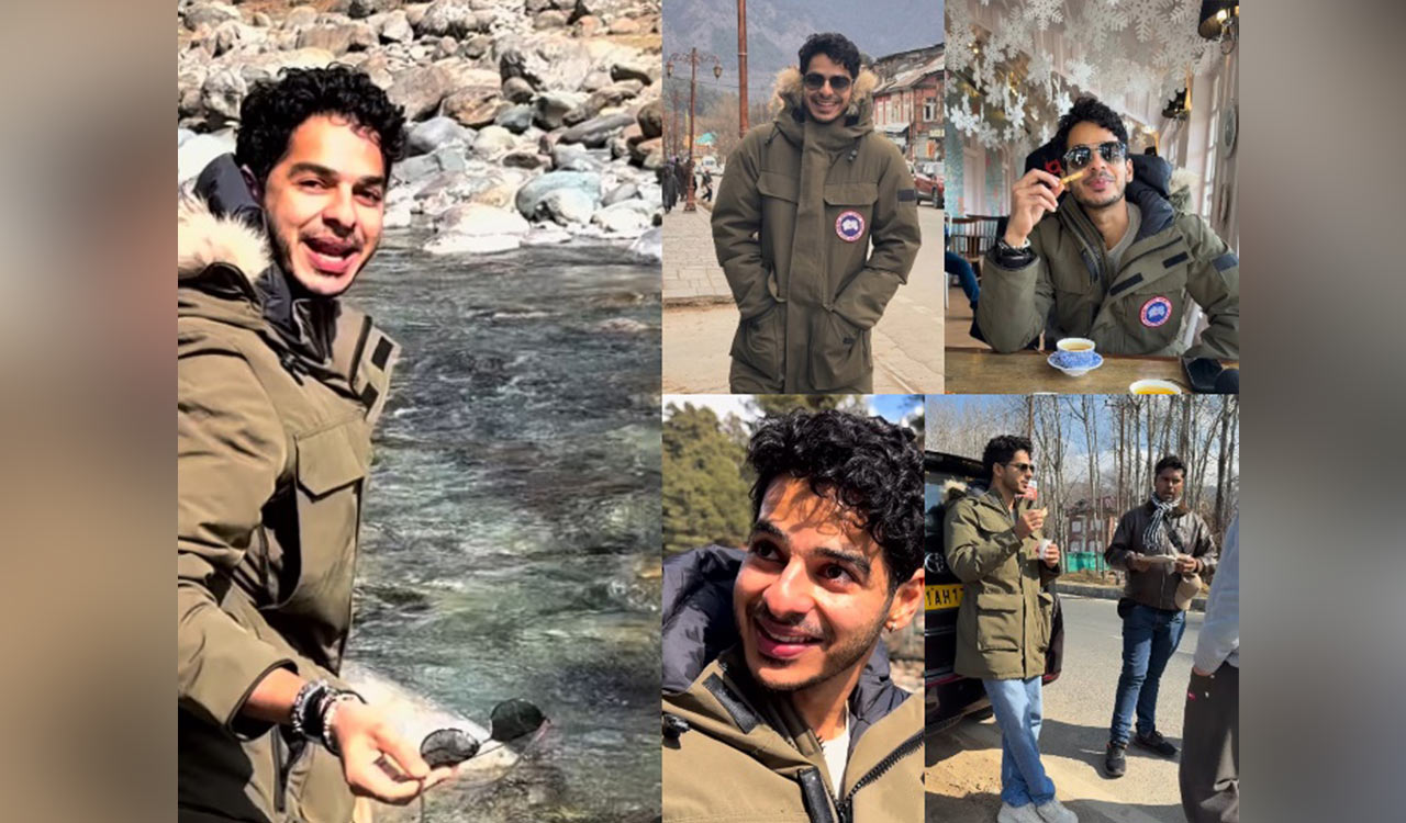 Ishaan Khatter shares a glimpse of his day out in Pahalgam