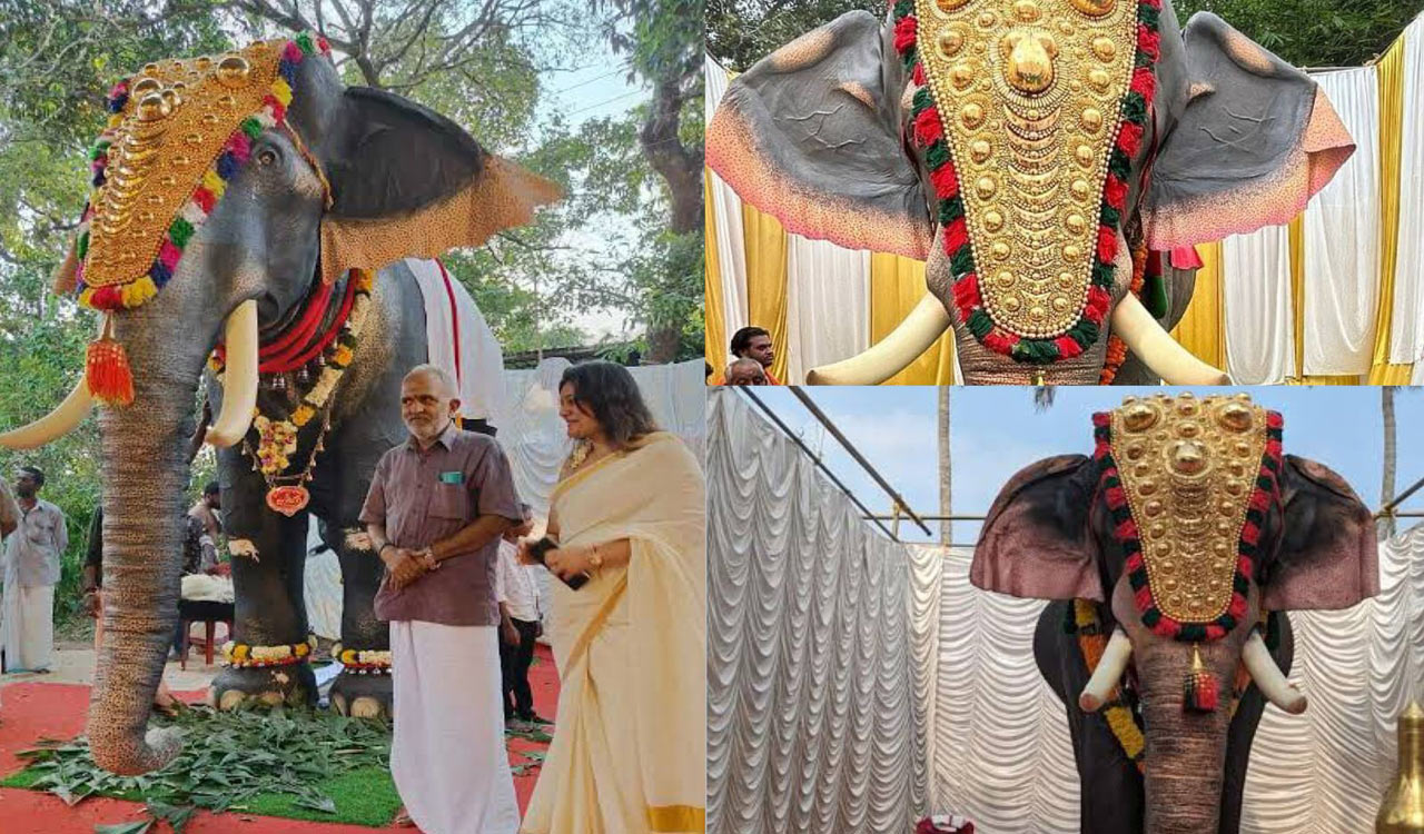 PETA, renowned sitarist to gift mechanical elephant to Kerala temple