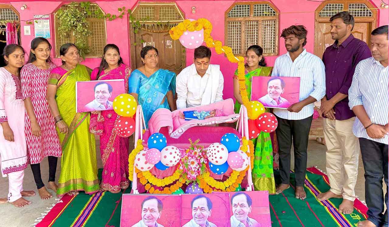 Adilabad Sarpanch names grandson K Chandrashekhar Rao after former Chief Minister KCR