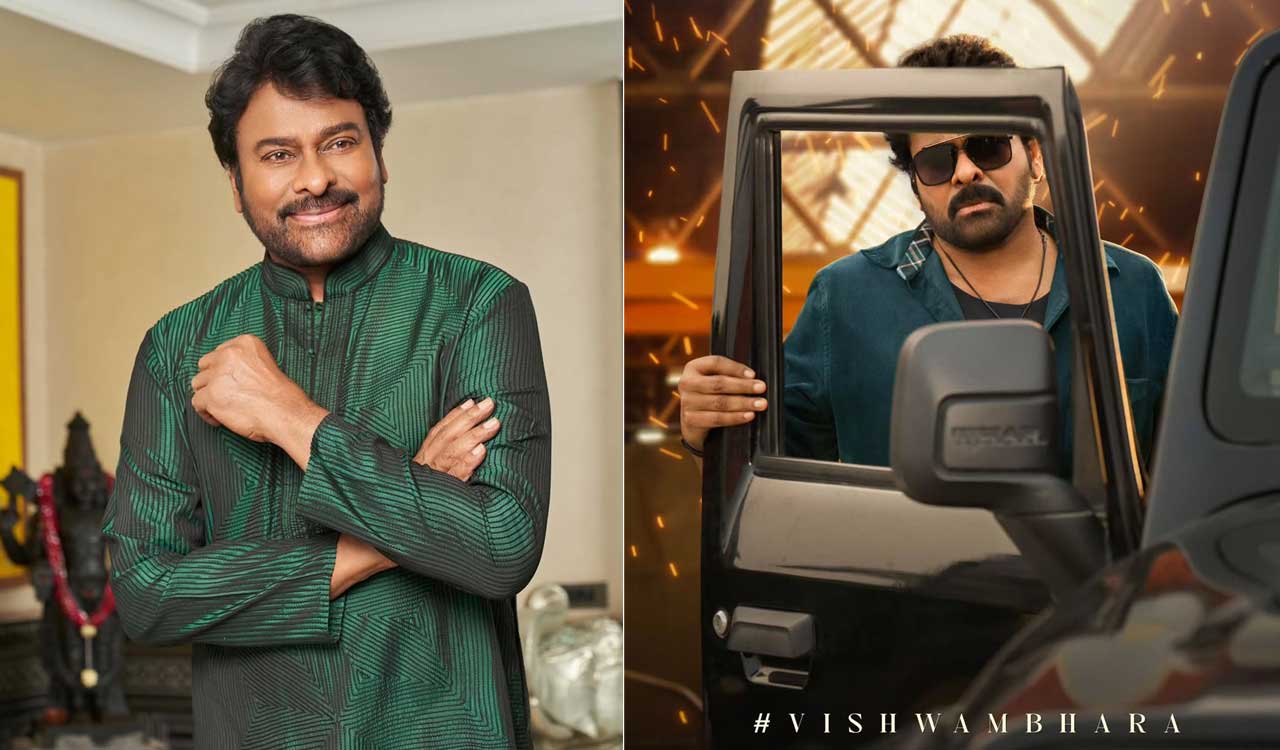 Hyderabad: Megastar Chiranjeevi’s intro song in ‘Vishwambhara’ being shot in a massive set