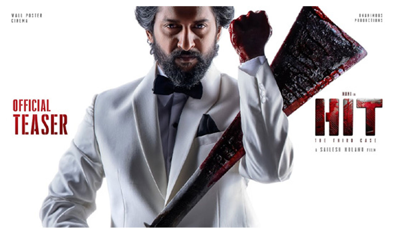 Nani’s ‘HIT: The Third Case’ teaser unveiled on his birthday