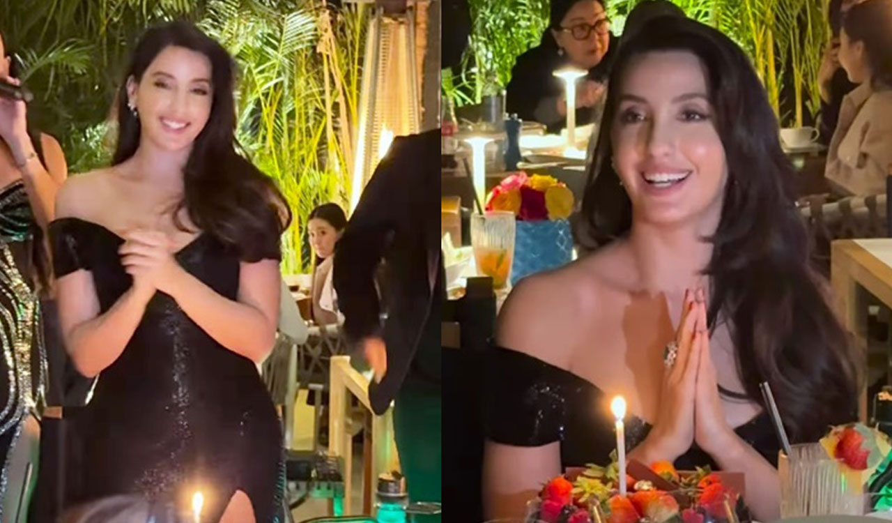 Nora Fatehi gives a peek into one of her ‘favourite birthdays ever’