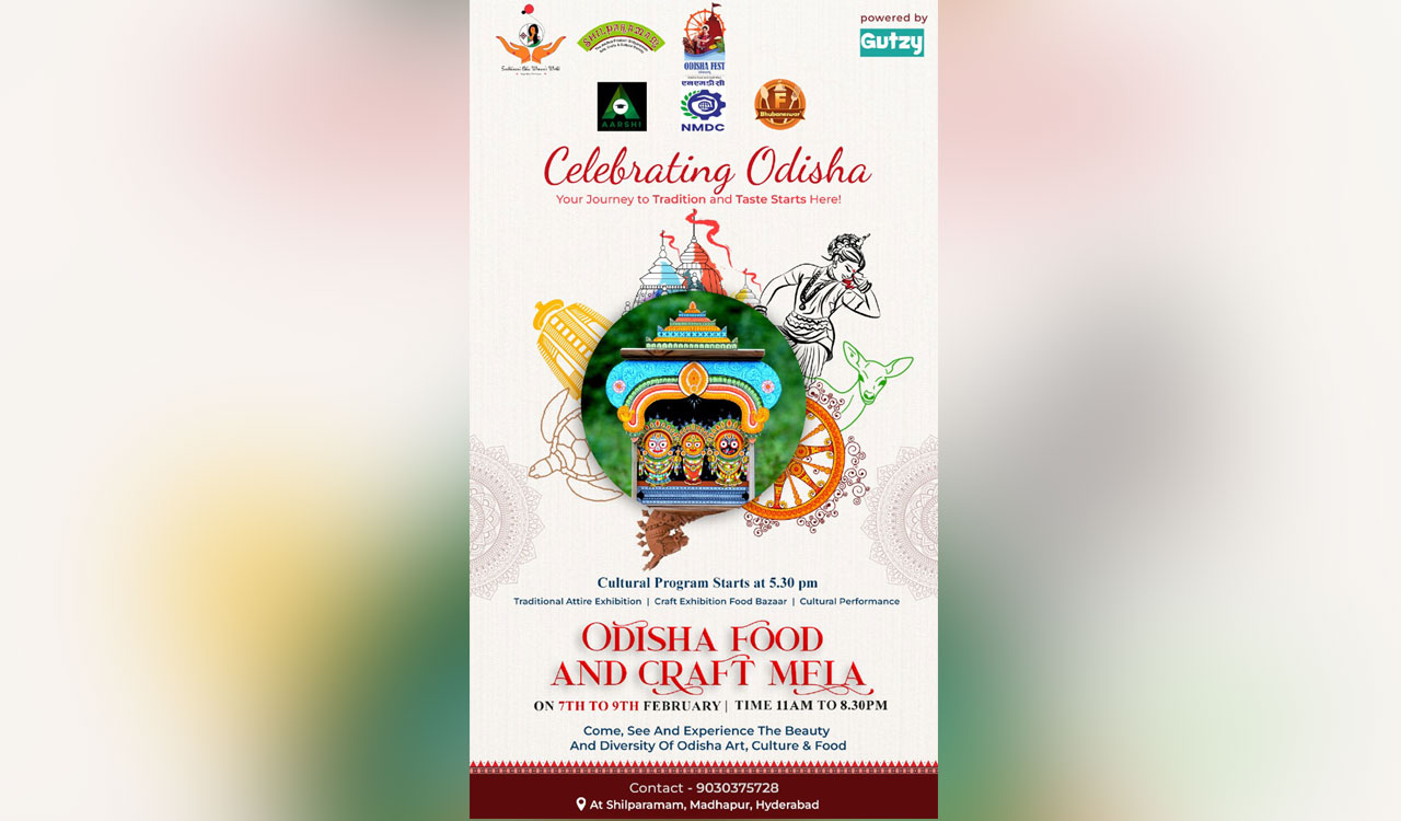 Odisha Food and Craft Mela 2025 to be held in Hyderabad from February 7 to 9