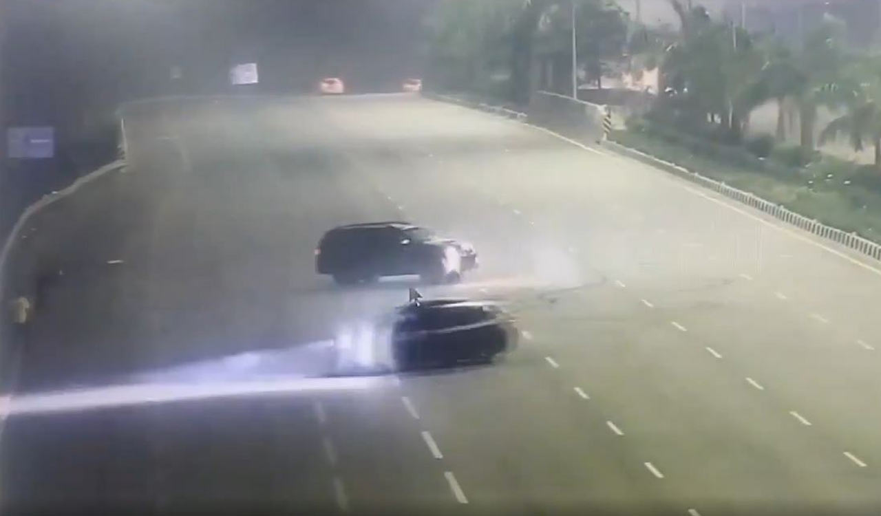 Two students arrested for performing stunts in cars on ORR stretch near Shamshabad