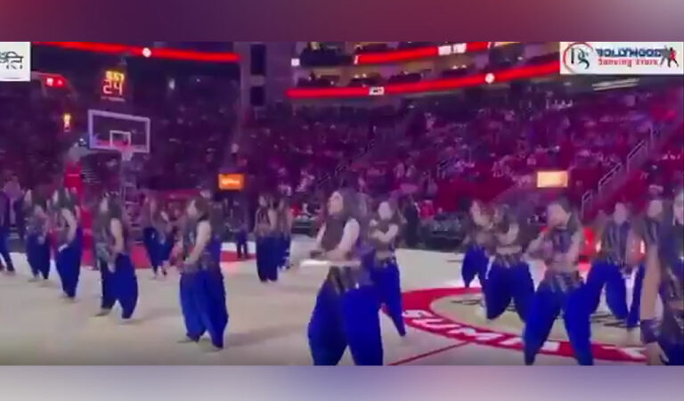 Watch: NBA cheerleaders set court on fire with Allu Arjun, Rashmika's 'Peelings' song