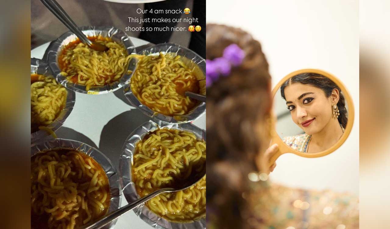 Rashmika Mandanna shares a glimpse of her ‘4 am snack’