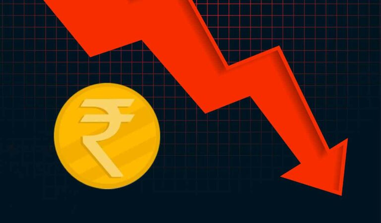 business rupee hits record low plunges 67 paise against us dollar