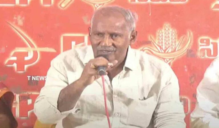 Telangana: CPI State Secretary Sambasiva Rao slams Congress for failing to fulfill promises