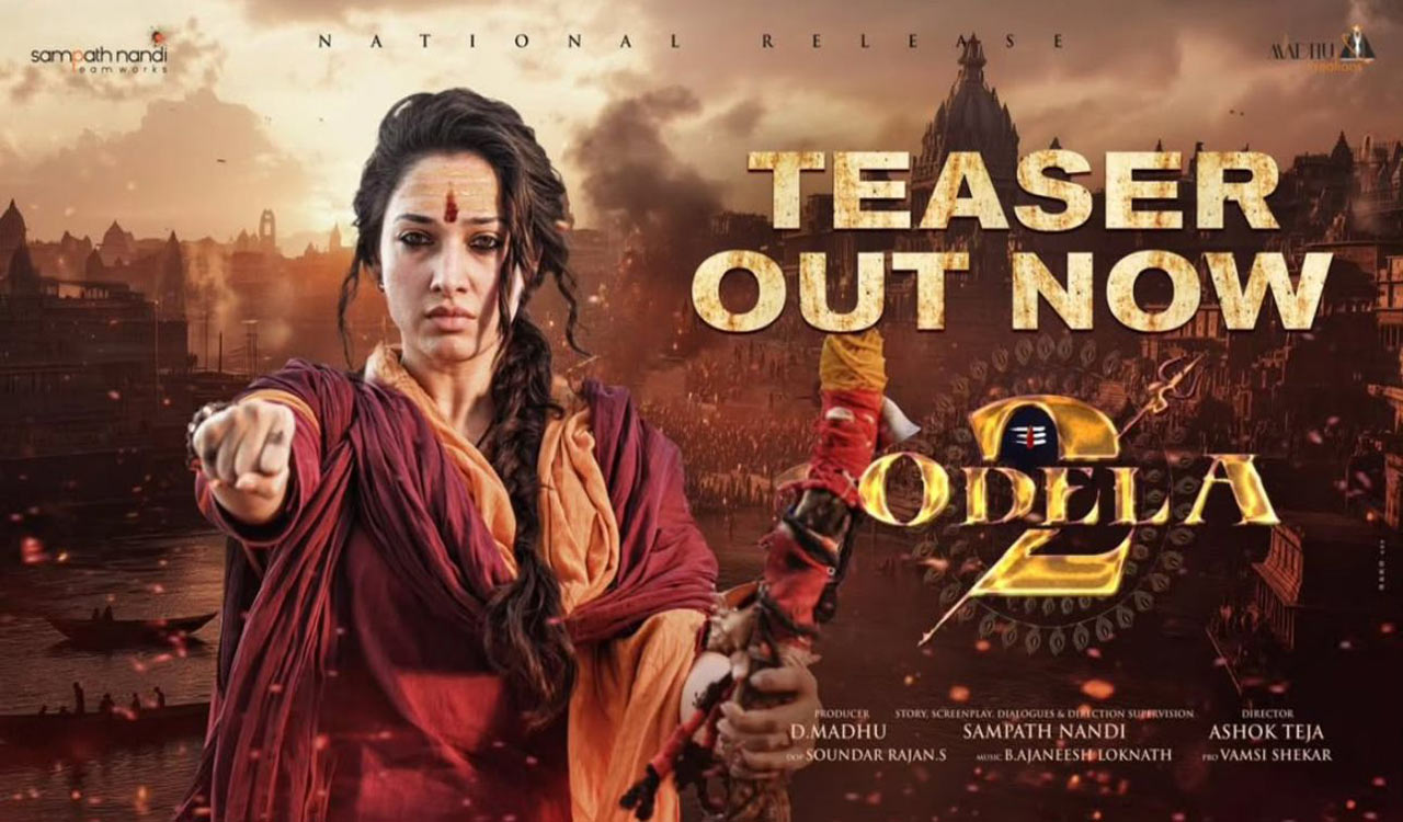 Tamannaah’s ‘Odela 2’ teaser unveiled