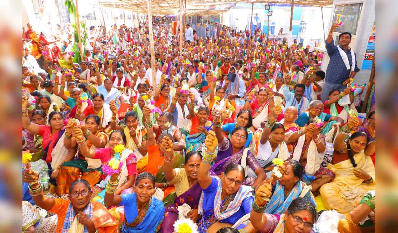 Telangana: Shiva Kalyanam held on grand scale at Rajarajeshwara Swamy Temple, Vemulawada