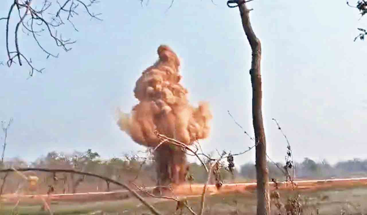45 kg IED detected, blasted by security forces in Chhattisgarh’s Bijapur