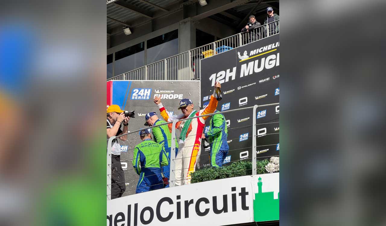Ajith Kumar’s team comes third at 12H Mugello car race in Italy
