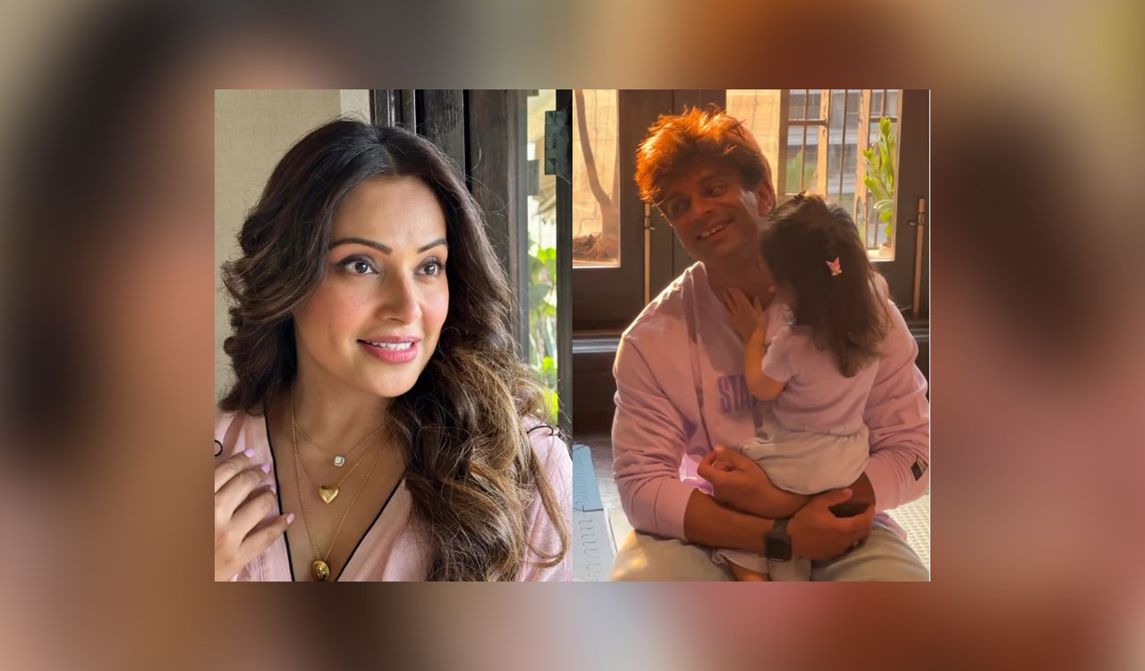 Bipasha Basu captures heartwarming moment of Karan Singh Grover holding daughter Devi in his arms