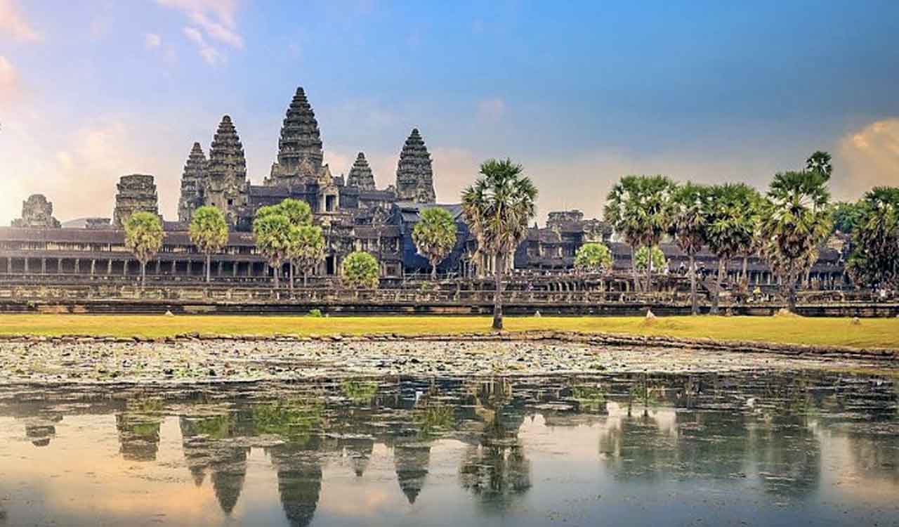 Buddha statue’s torso found at Cambodia’s Angkor temple complex