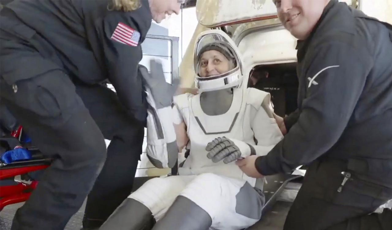 Chiranjeevi, Madhavan welcome astronauts Sunita Williams, Butch Wilmore after 286 days in space