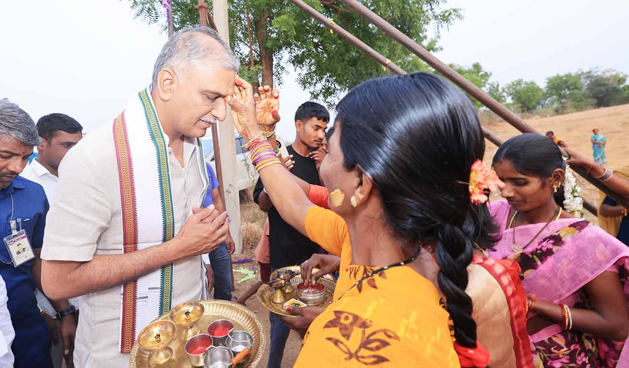 Telangana: Kaleshwaram project provided water to one lakh acres in Siddipet constituency, says Harish