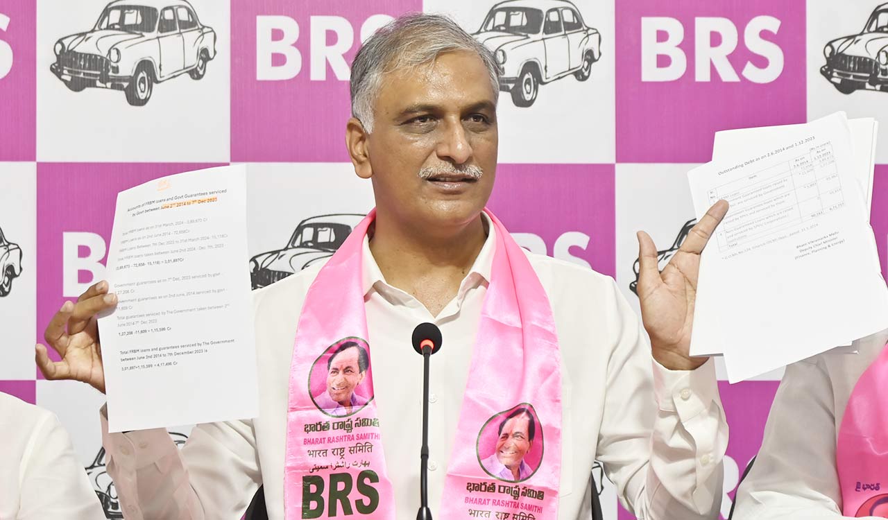 Revanth blatantly lying on Krishna water allocations, says Harish