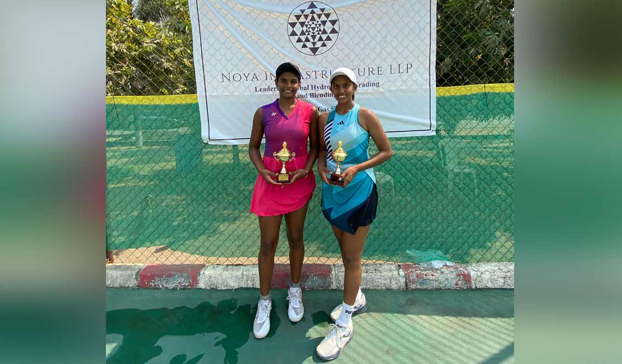 Hyderabad’s Sreemanya Reddy clinches doubles title at AITA Women’s Tennis Tournament