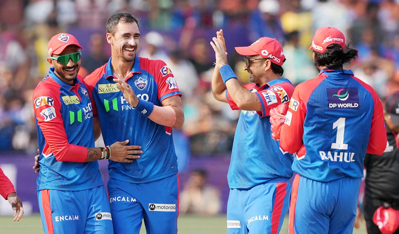 Delhi Capitals dazzles with seven-wicket win in Vizag as Starc magic restricts Sunrisers to a subpar score of 163